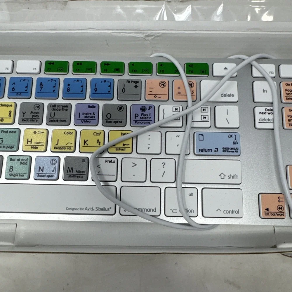 LogicKeyboard Sibelius 7‎ Mac OSX Shortcut Advance Line LKBU-SIB-AM89-US